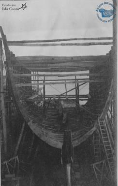 Construcción de un barco en el Astillero de San Felipe