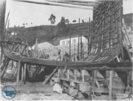 Proceso de construcción de un barco en el Astillero de San Felipe